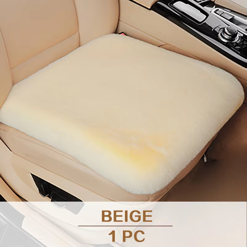 Plush Seat Cover Cushion for Chevrolet Citroen Infiniti HAVAL Peugeot Winter Warm Plush Seat Protector Interior Accessories