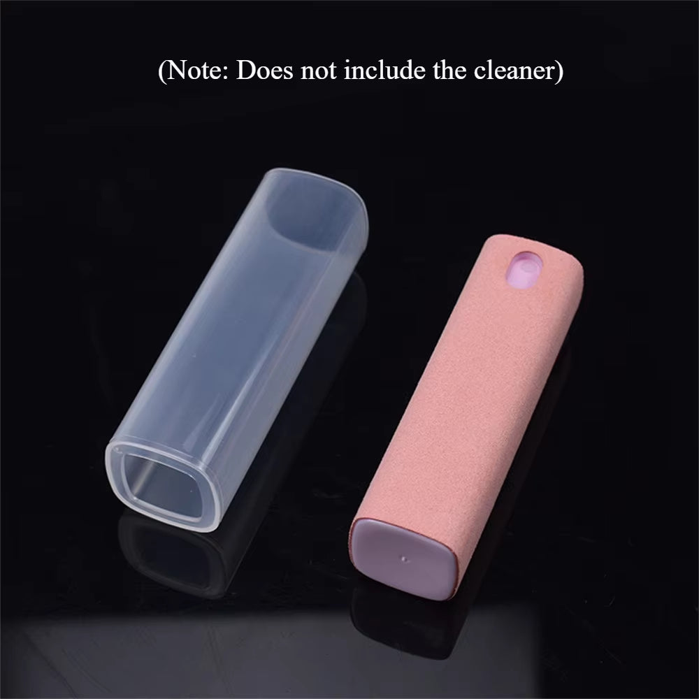 2 in 1 Phone Screen Cleaner Spray Computer Screen Dust Removal Microfiber Cloth Set Cleaning Artifact without Cleaning Liquid