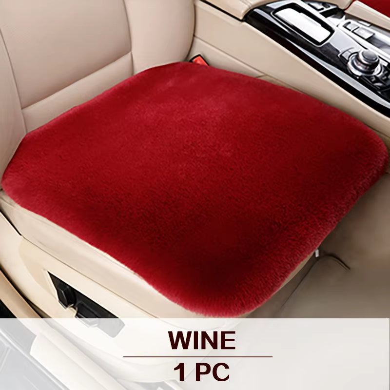 Plush Seat Cover Cushion for Chevrolet Citroen Infiniti HAVAL Peugeot Winter Warm Plush Seat Protector Interior Accessories