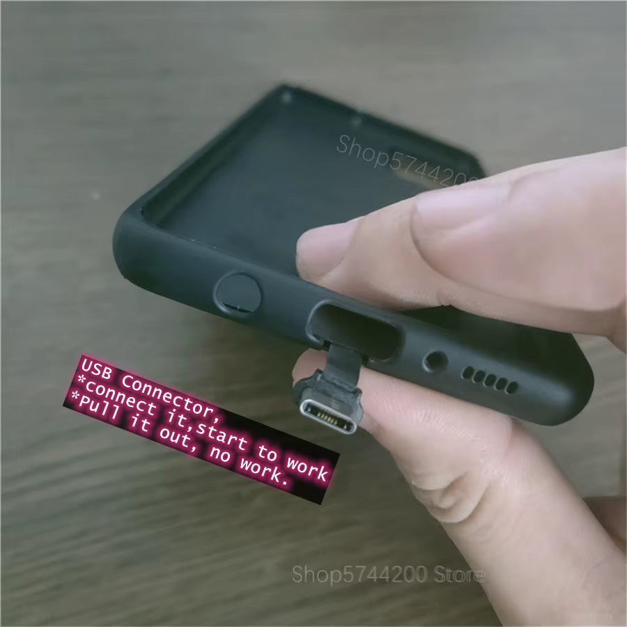 Shiny LED Flash Case for Galaxy Z Fold 6 5 4 Luminous Cover Case for Samsung M15 M14 M52 M55 M34 M32 M13 M12 A35 A55 Light Shell