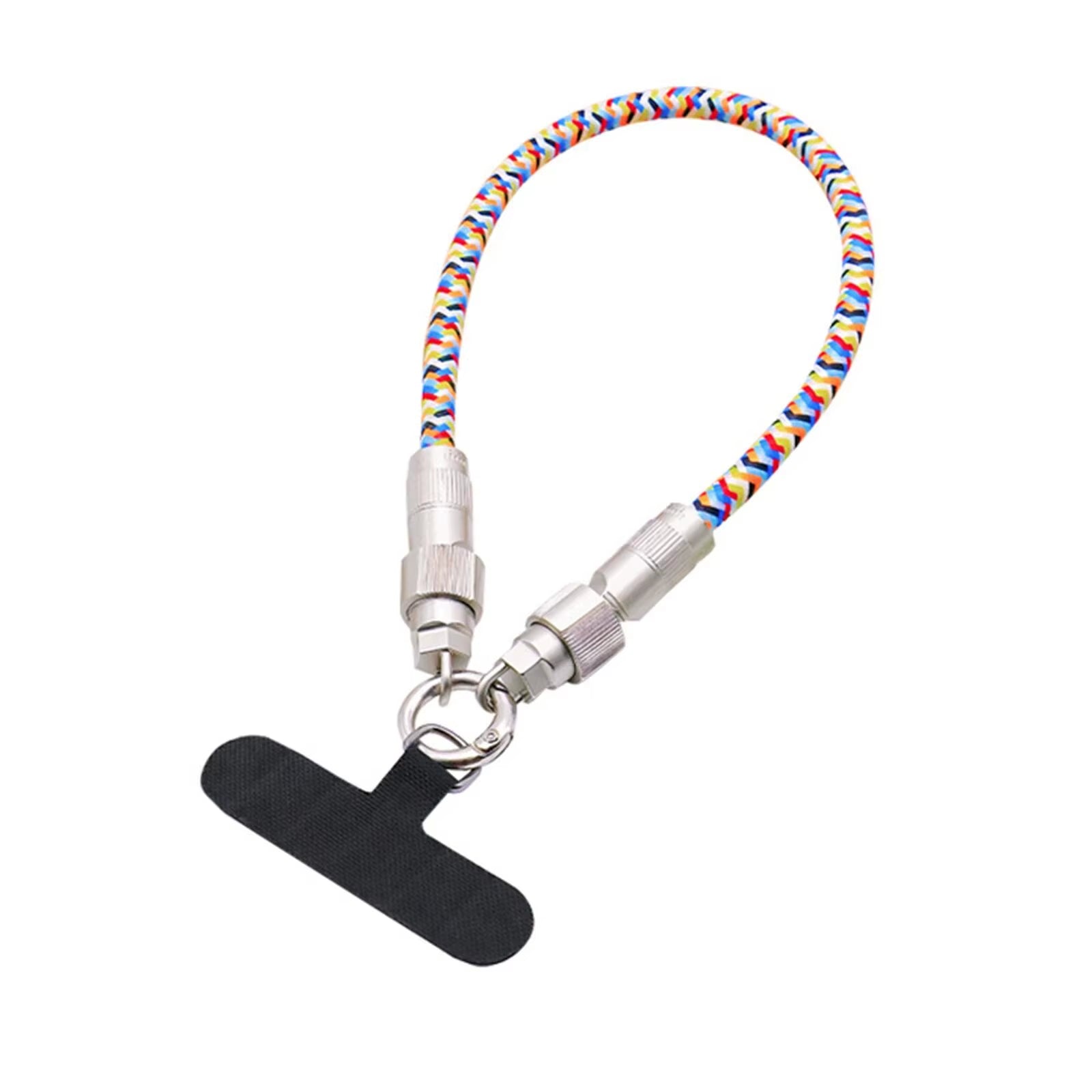 2 in 1 Fashionable Mobile Phone Lanyard PD 60W C to C Charging Cable Zinc Alloy Lock More Convenient and Safer for Mobile Iphone