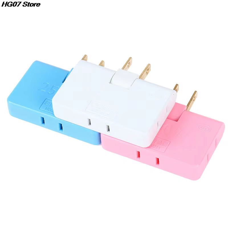 New 1PCS Rotatable Socket Converter 180 Degree Multi Plug Slim Wireless Outlet Adapter Extension Plug