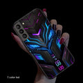Shiny LED Flash Case for Galaxy Z Fold 6 5 4 Luminous Cover Case for Samsung M15 M14 M52 M55 M34 M32 M13 M12 A35 A55 Light Shell