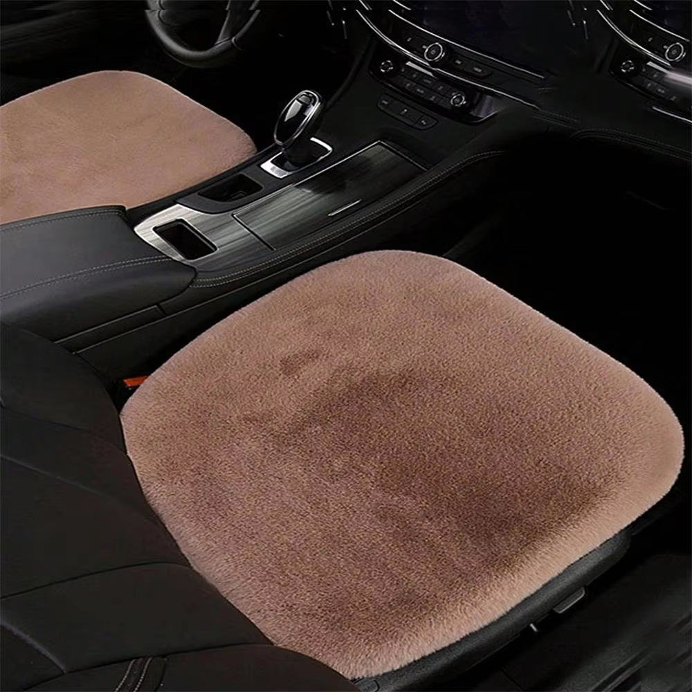 Plush Seat Cover Cushion for Chevrolet Citroen Infiniti HAVAL Peugeot Winter Warm Plush Seat Protector Interior Accessories