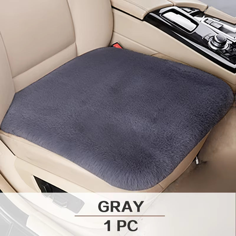 Plush Seat Cover Cushion for Chevrolet Citroen Infiniti HAVAL Peugeot Winter Warm Plush Seat Protector Interior Accessories