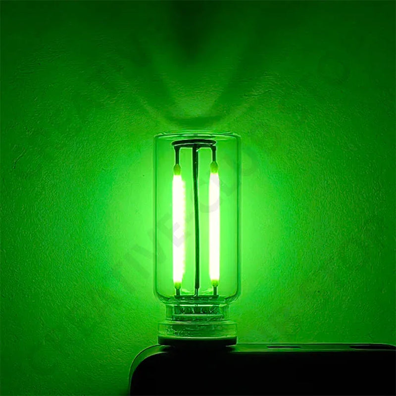 Car USB Night Light Touch Dimmable LED Filament Lamp Portable Lighting Plug and Play Decorative Atmosphere Light for Car Bedroom