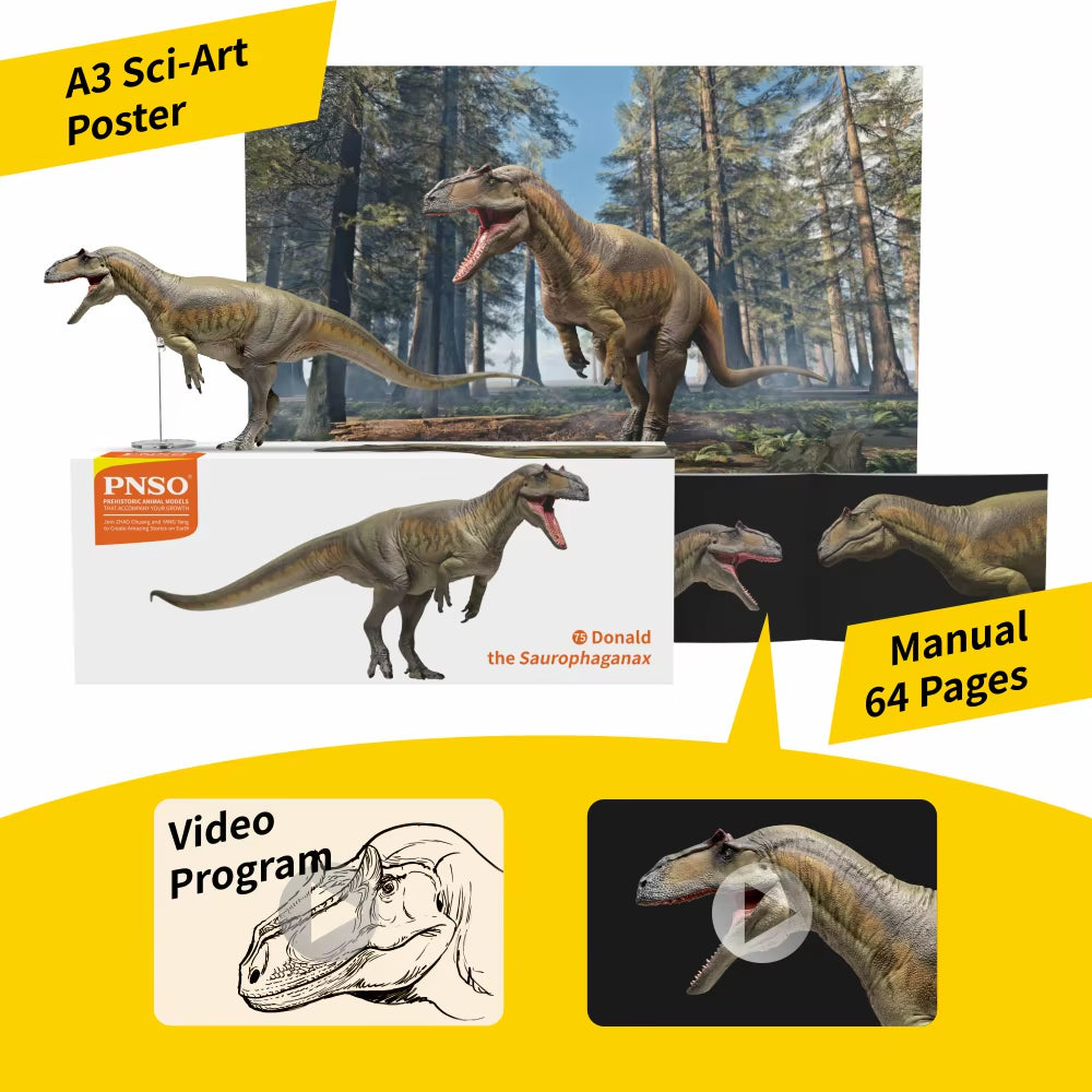 Prehistoric Dinosaur Models:75 Donald the Saurophaganax