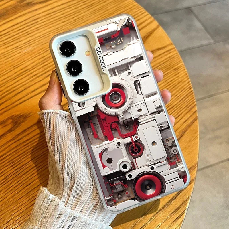 For Funda Samsung Galaxy S25 S24 S23 S22 Ultra FE plus Edge Note20 Ultra A55 A56 A54 A53 A52S A16 A15 A14 A36 A35 5G Case Cover