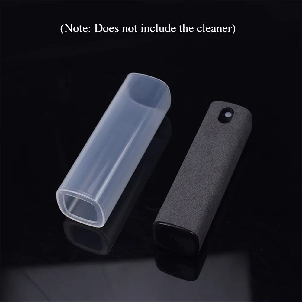 2 in 1 Phone Screen Cleaner Spray Computer Screen Dust Removal Microfiber Cloth Set Cleaning Artifact without Cleaning Liquid